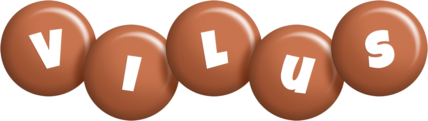 Vilus candy-brown logo