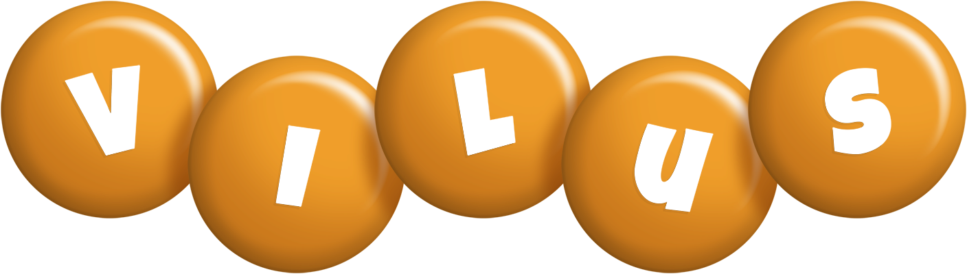 Vilus candy-orange logo