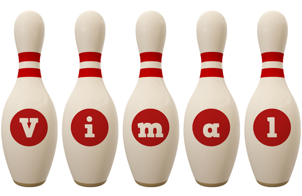 Vimal bowling-pin logo