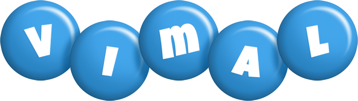 Vimal candy-blue logo