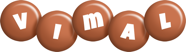 Vimal candy-brown logo