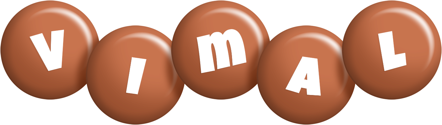 Vimal candy-brown logo