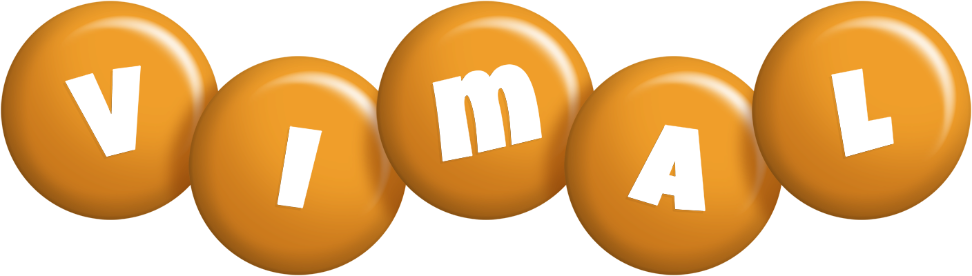 Vimal candy-orange logo