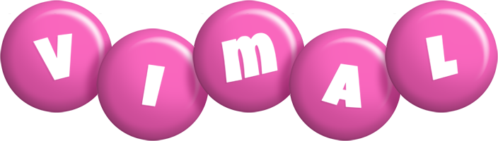 Vimal candy-pink logo