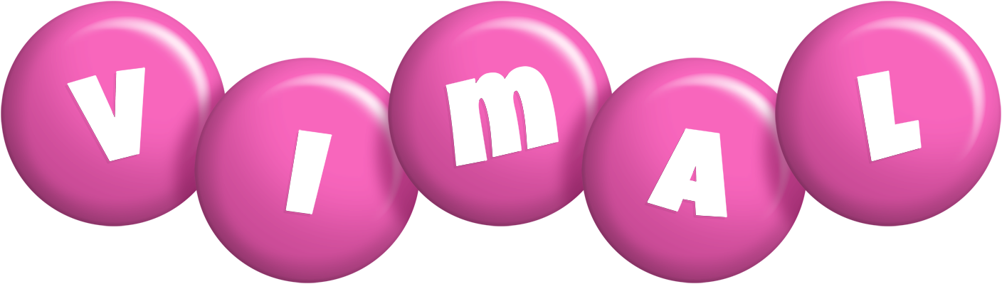 Vimal candy-pink logo