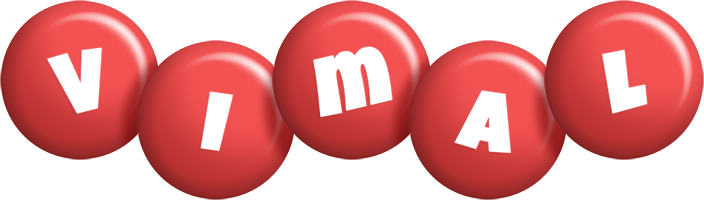 Vimal candy-red logo