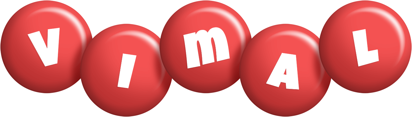 Vimal candy-red logo