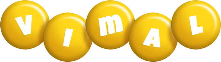 Vimal candy-yellow logo