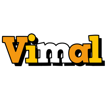 Vimal cartoon logo