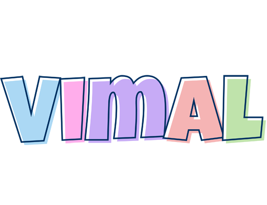 Vimal pastel logo