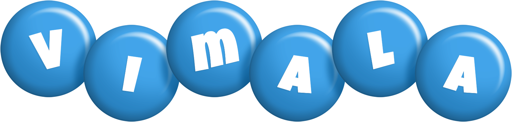 Vimala candy-blue logo