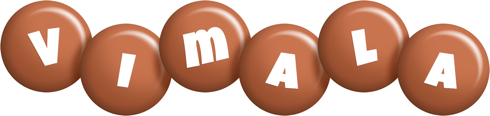 Vimala candy-brown logo