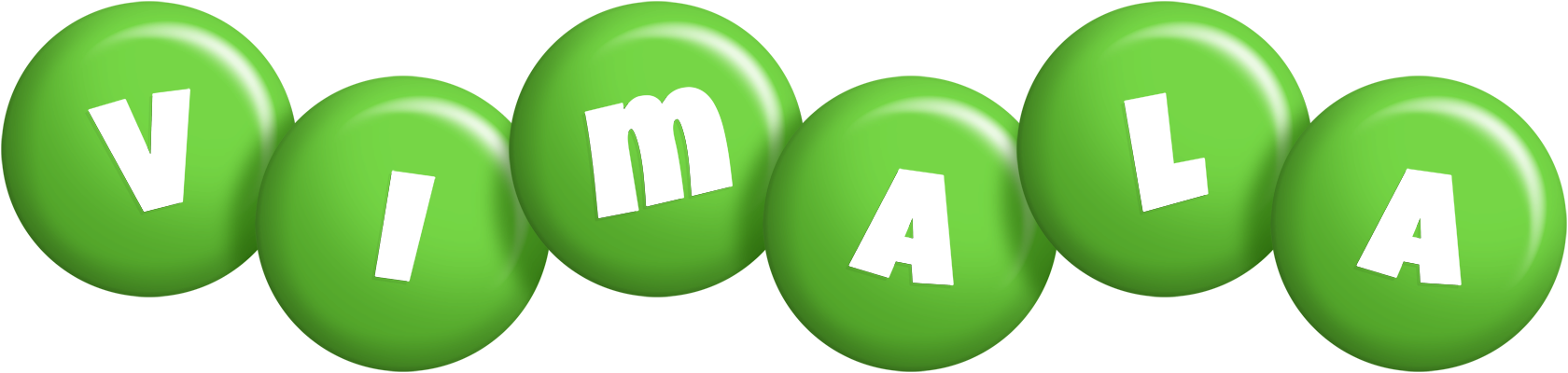 Vimala candy-green logo