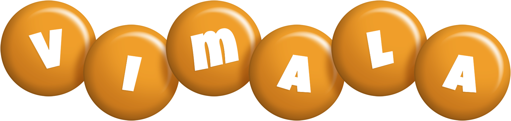 Vimala candy-orange logo
