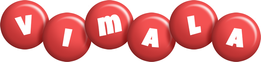 Vimala candy-red logo