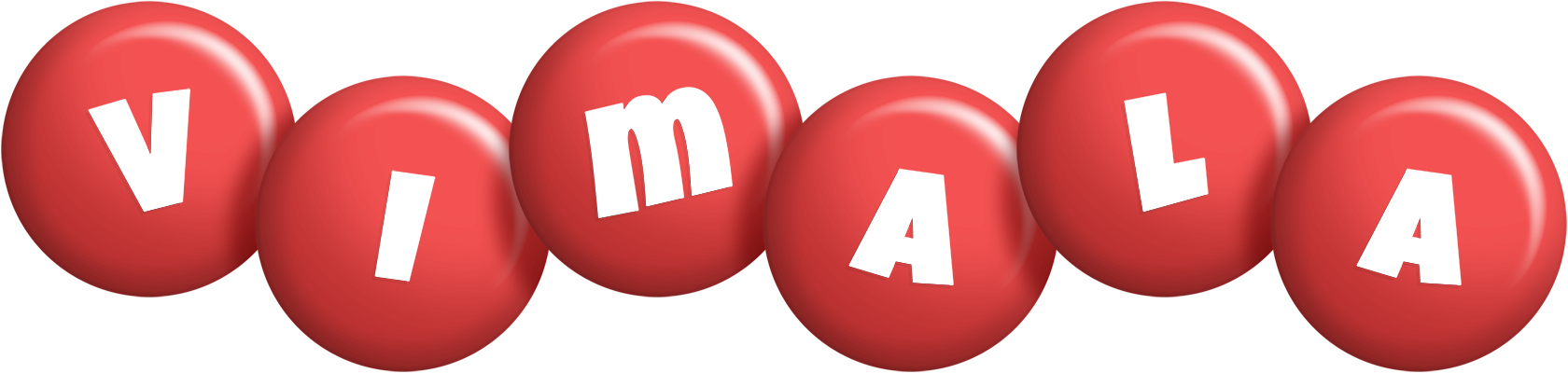 Vimala candy-red logo