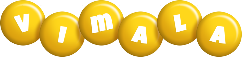 Vimala candy-yellow logo