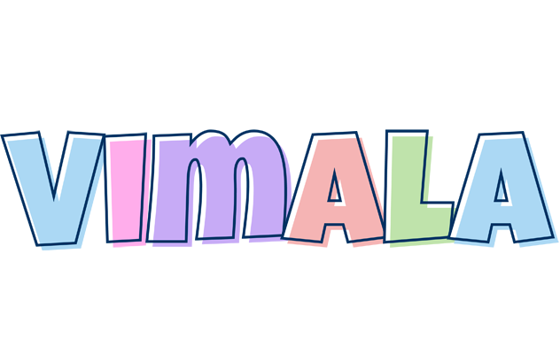 Vimala pastel logo