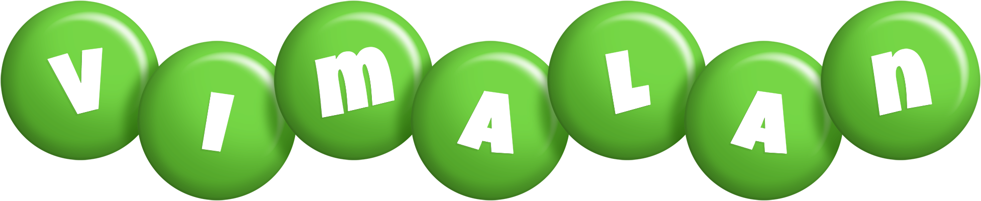 Vimalan candy-green logo