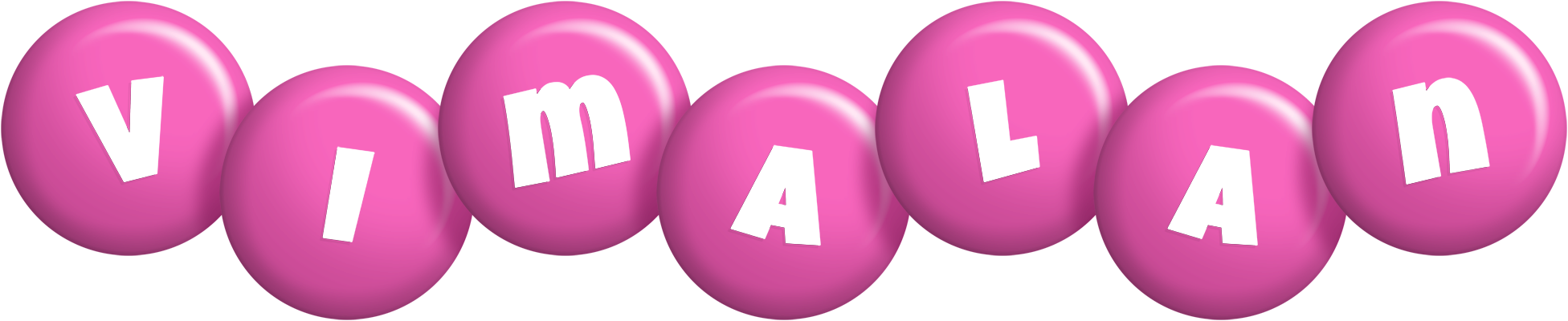 Vimalan candy-pink logo