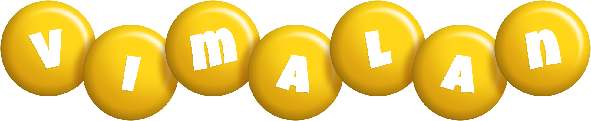 Vimalan candy-yellow logo