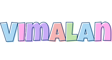 Vimalan pastel logo