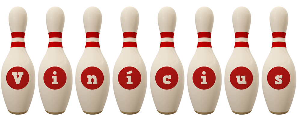 Vinícius bowling-pin logo