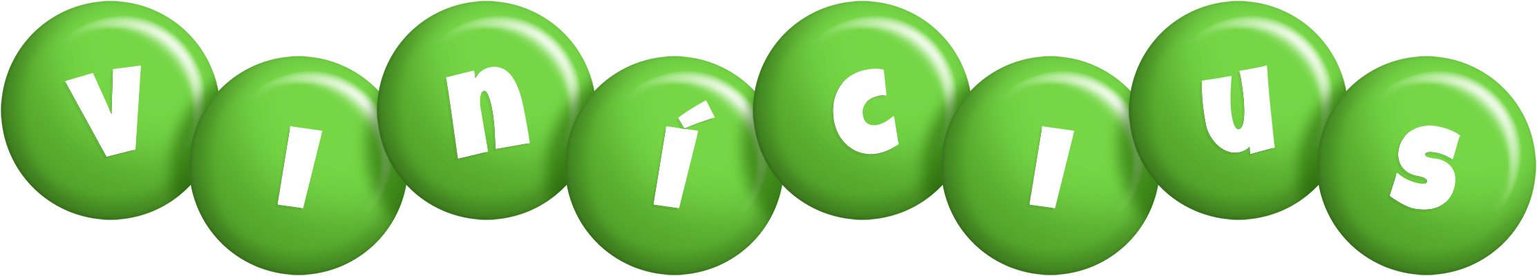 Vinícius candy-green logo