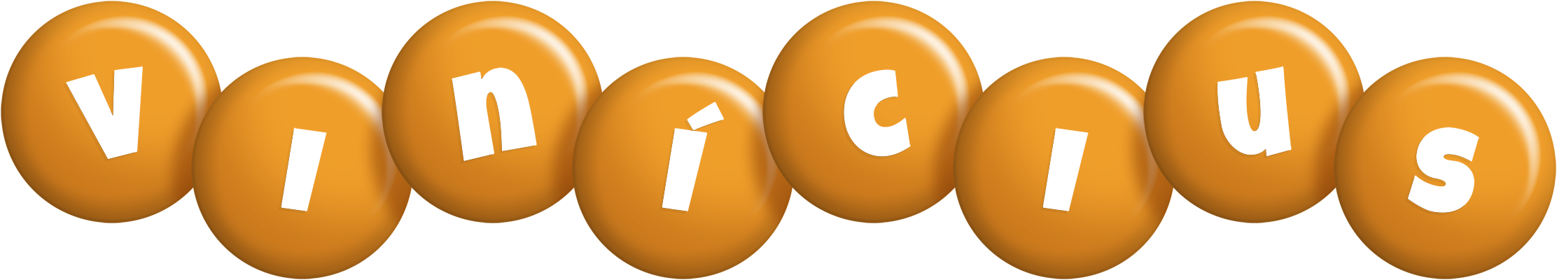 Vinícius candy-orange logo