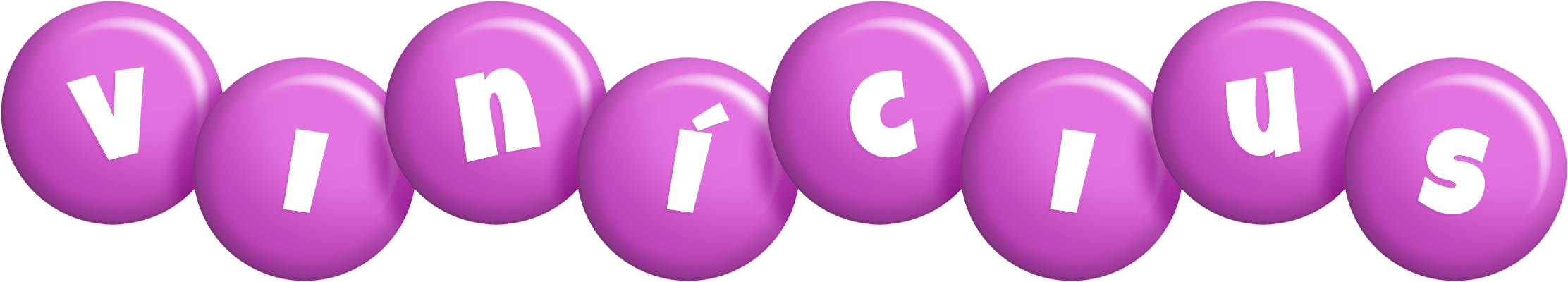 Vinícius candy-purple logo