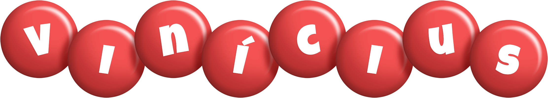 Vinícius candy-red logo