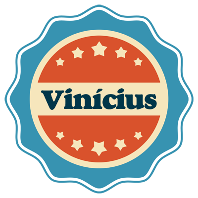 Vinícius labels logo