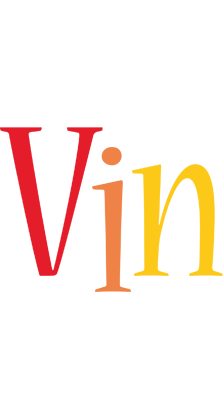Vin birthday logo