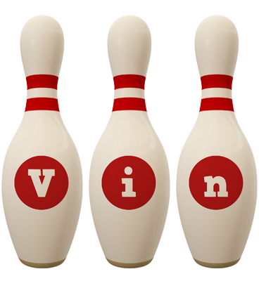 Vin bowling-pin logo