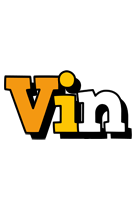 Vin cartoon logo