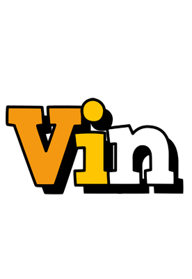 Vin cartoon logo