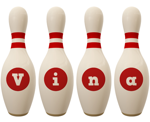 Vina bowling-pin logo