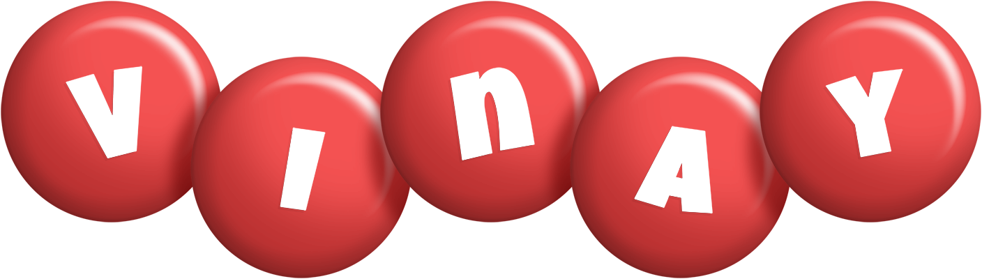 Vinay candy-red logo
