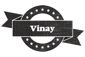 Vinay grunge logo