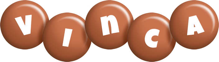 Vinca candy-brown logo