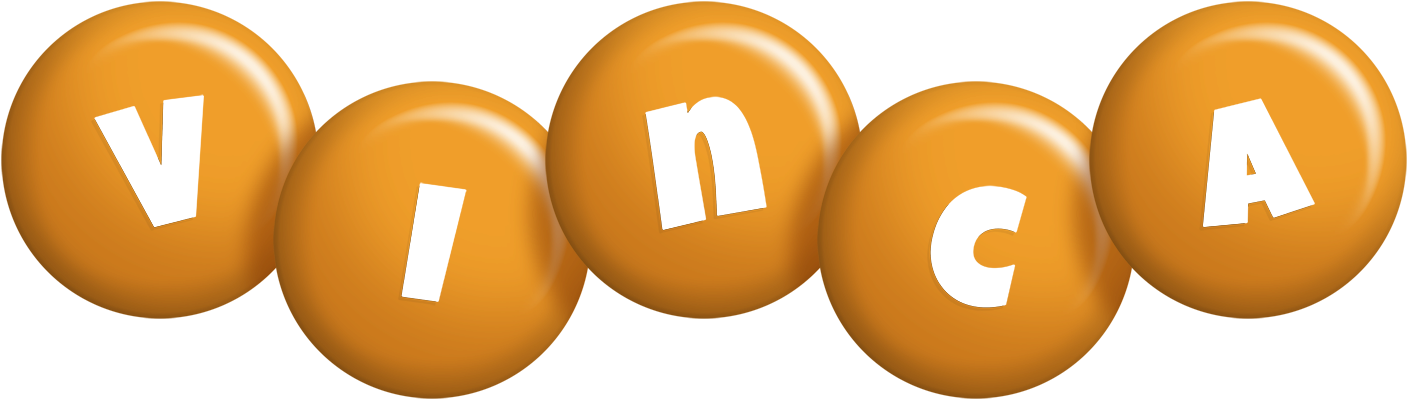 Vinca candy-orange logo
