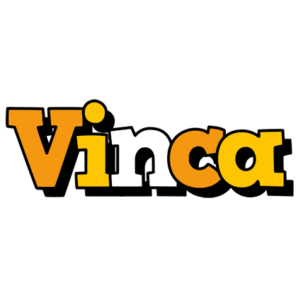 Vinca cartoon logo