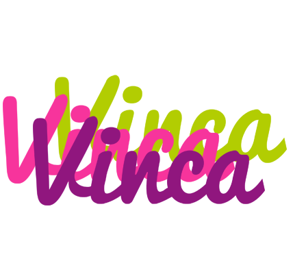 Vinca flowers logo