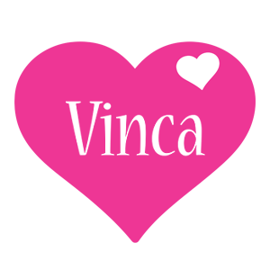 Vinca love-heart logo