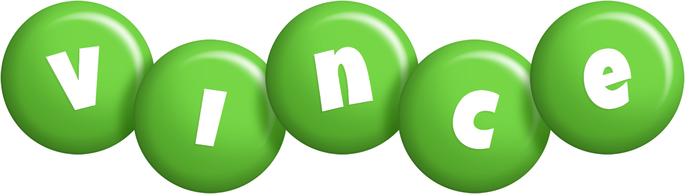 Vince candy-green logo