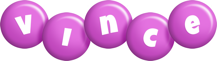 Vince candy-purple logo