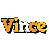Vince cartoon logo