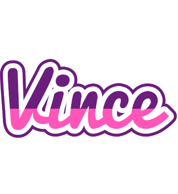 Vince cheerful logo