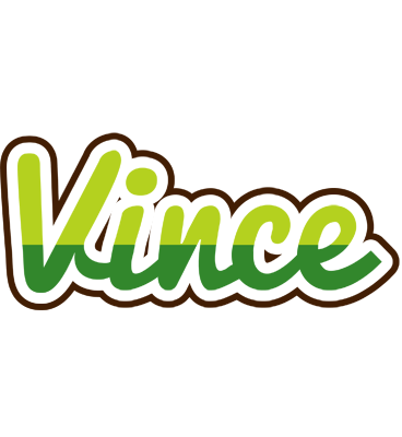 Vince golfing logo