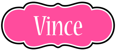 Vince invitation logo